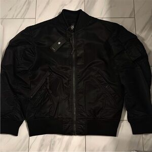 G-Star Raw Men's Black Bomber Jacket